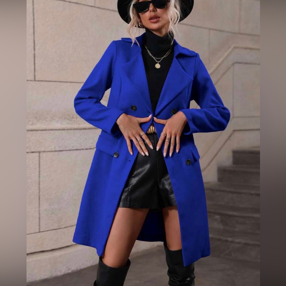 Cobalt blue coat